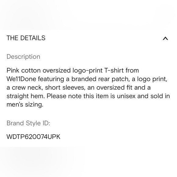 We11Done Oversized Logo Print T-shirt - Picture 11 of 13